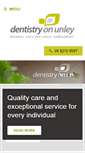 Mobile Screenshot of dentistryonunley.com.au